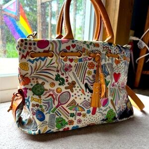 Dooney & Bourke Colorful Designer Tote Bag